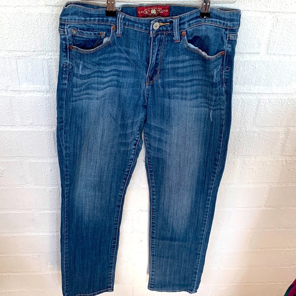 Lucky Brand Sofia Straight Denim High Waist Jeans size 10/30